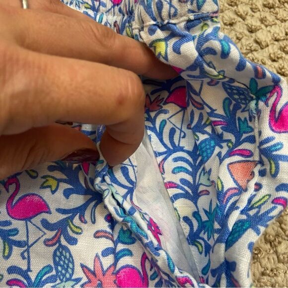 Ladies Vineyard Vines Flamingo Floral‎ Print Cotton Short Size XS - Picture 5 of 9
